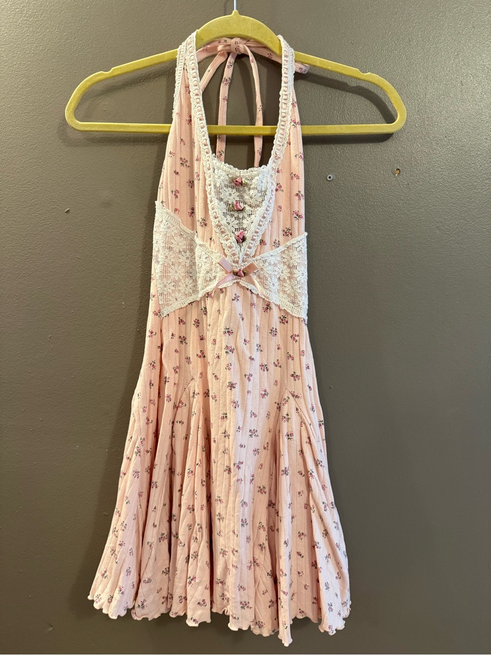 Rose Jam Floral Lace Mini Dress - Picture 4 of 11